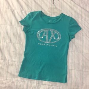 Armani exchange logo shirt